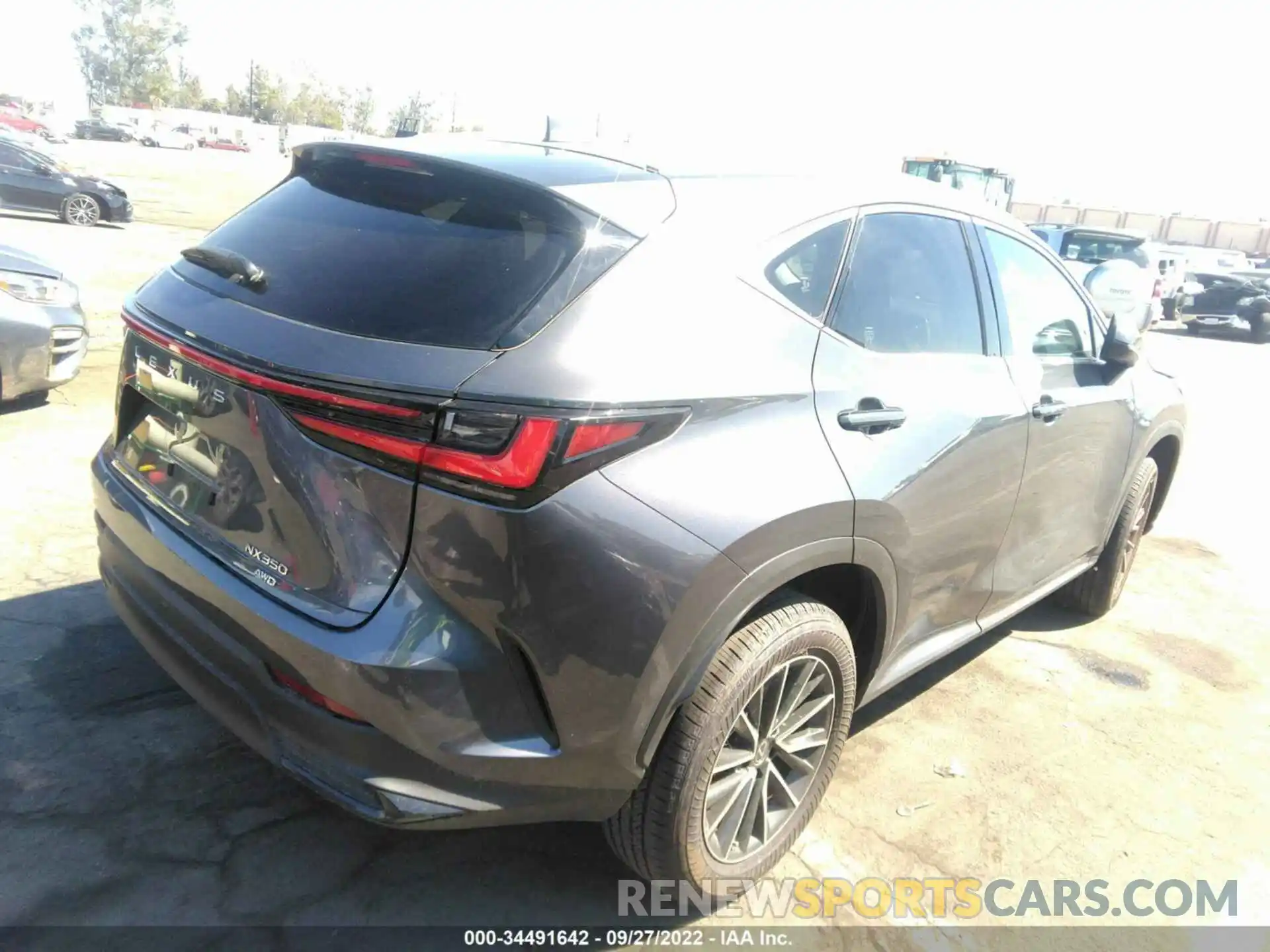 4 Photograph of a damaged car JTJAGCEZ7N2000420 LEXUS NX 2022