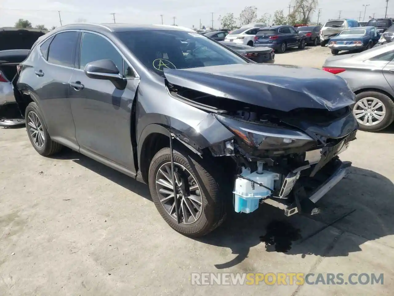 1 Photograph of a damaged car JTJAKCEZ9N5000190 LEXUS NX 2022