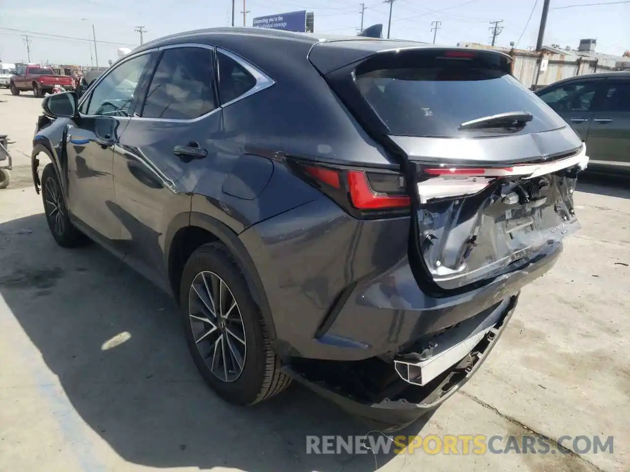 3 Фотография поврежденного автомобиля JTJAKCEZ9N5000190 LEXUS NX 2022