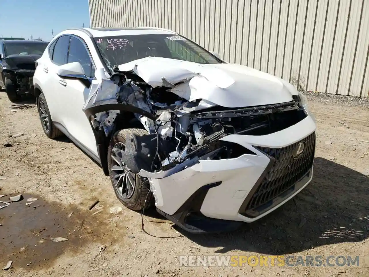 1 Photograph of a damaged car JTJGGCEZ0N5000610 LEXUS NX 2022