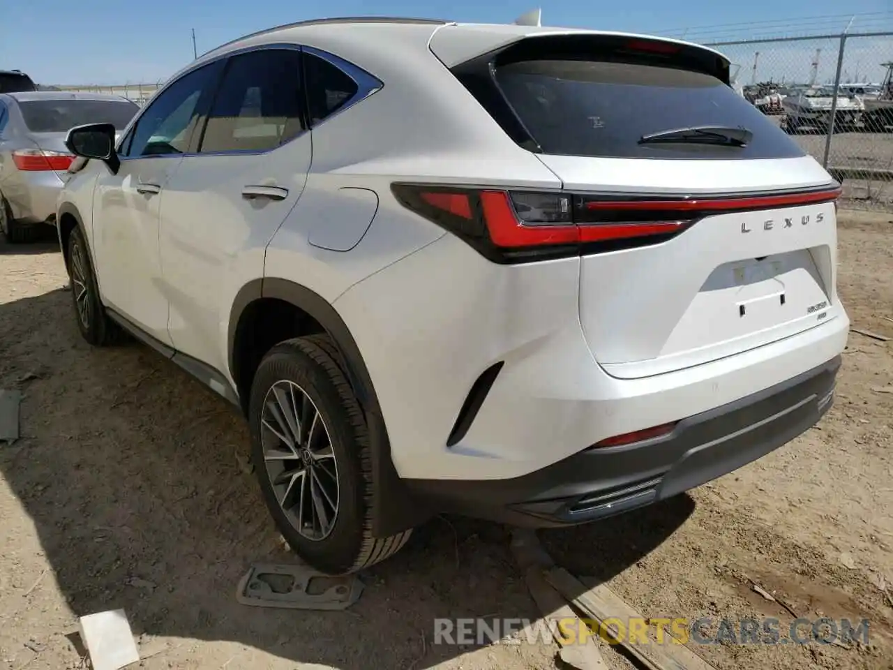 3 Photograph of a damaged car JTJGGCEZ0N5000610 LEXUS NX 2022