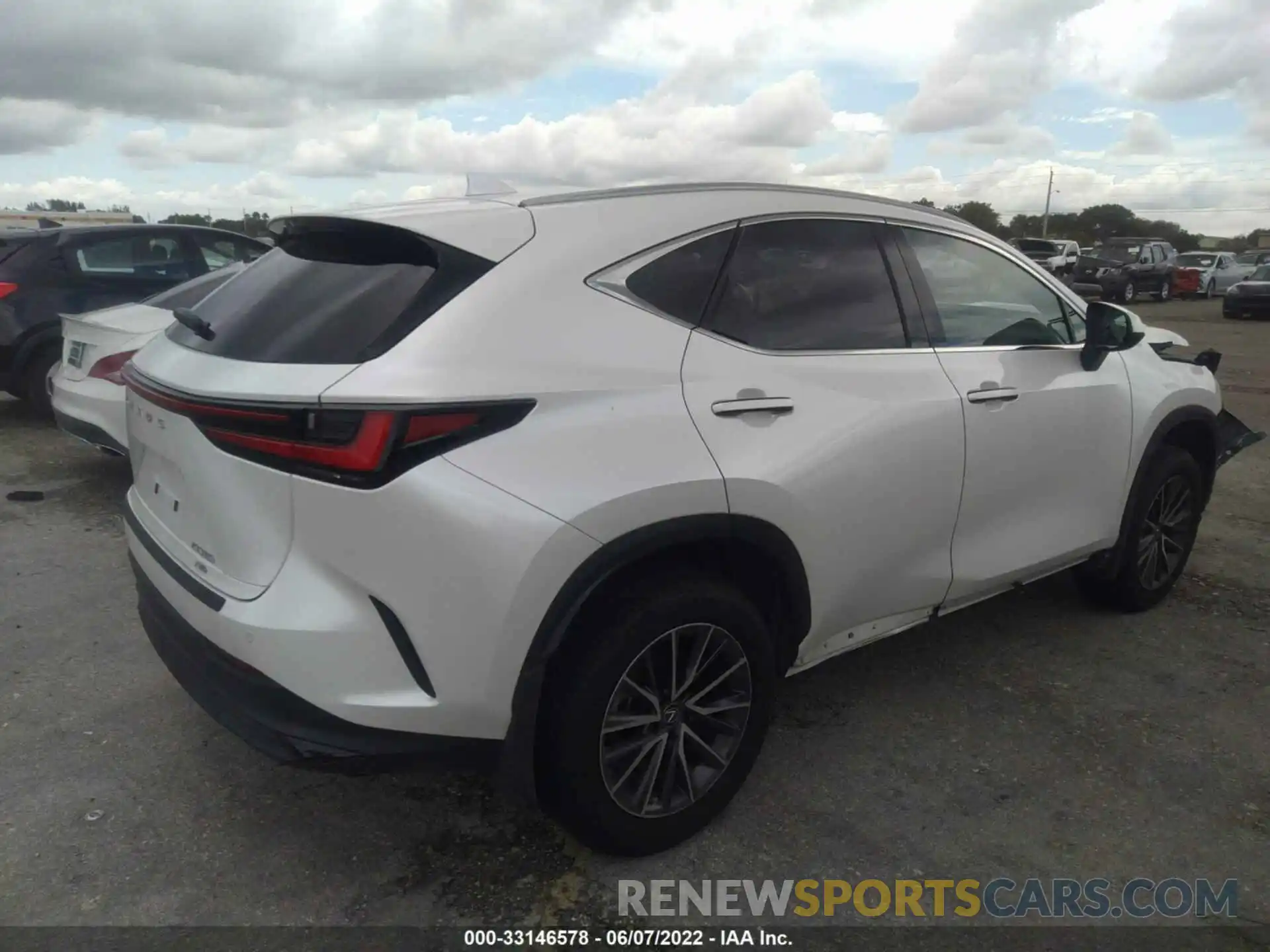 4 Фотография поврежденного автомобиля JTJGGCEZ1N5002186 LEXUS NX 2022