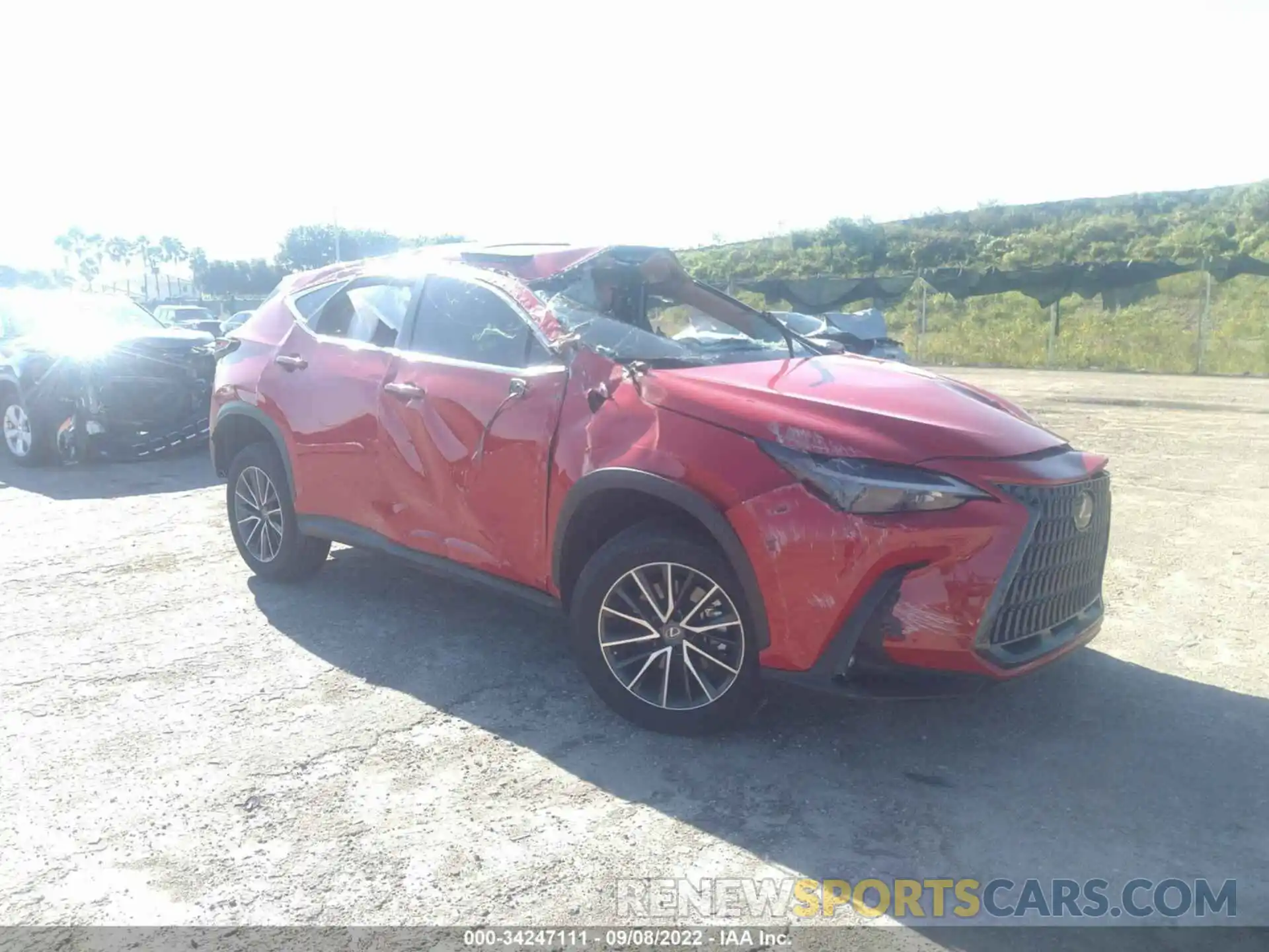 1 Photograph of a damaged car JTJGGCEZ6N2000287 LEXUS NX 2022