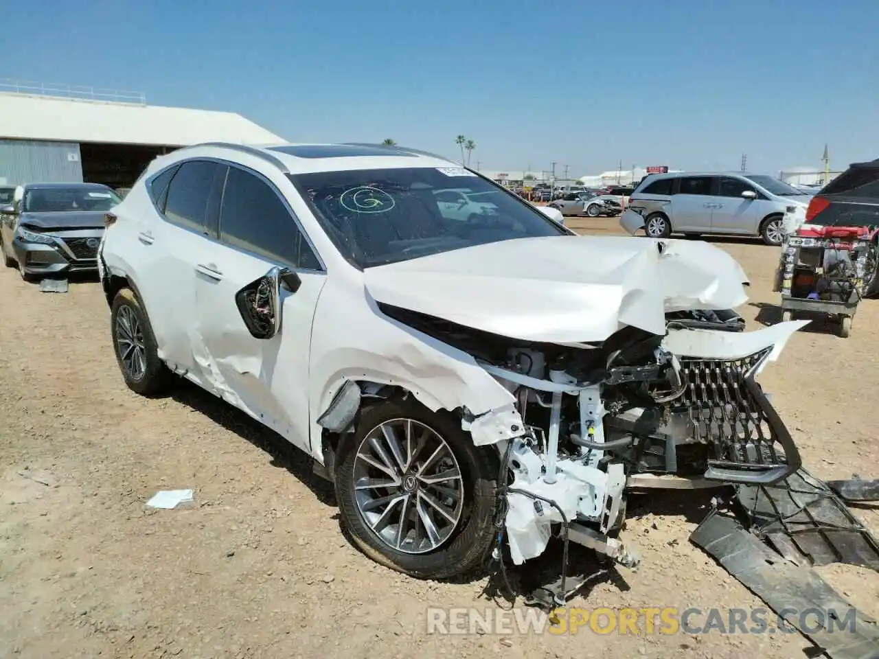 1 Photograph of a damaged car JTJGKCEZ3N2000830 LEXUS NX 2022