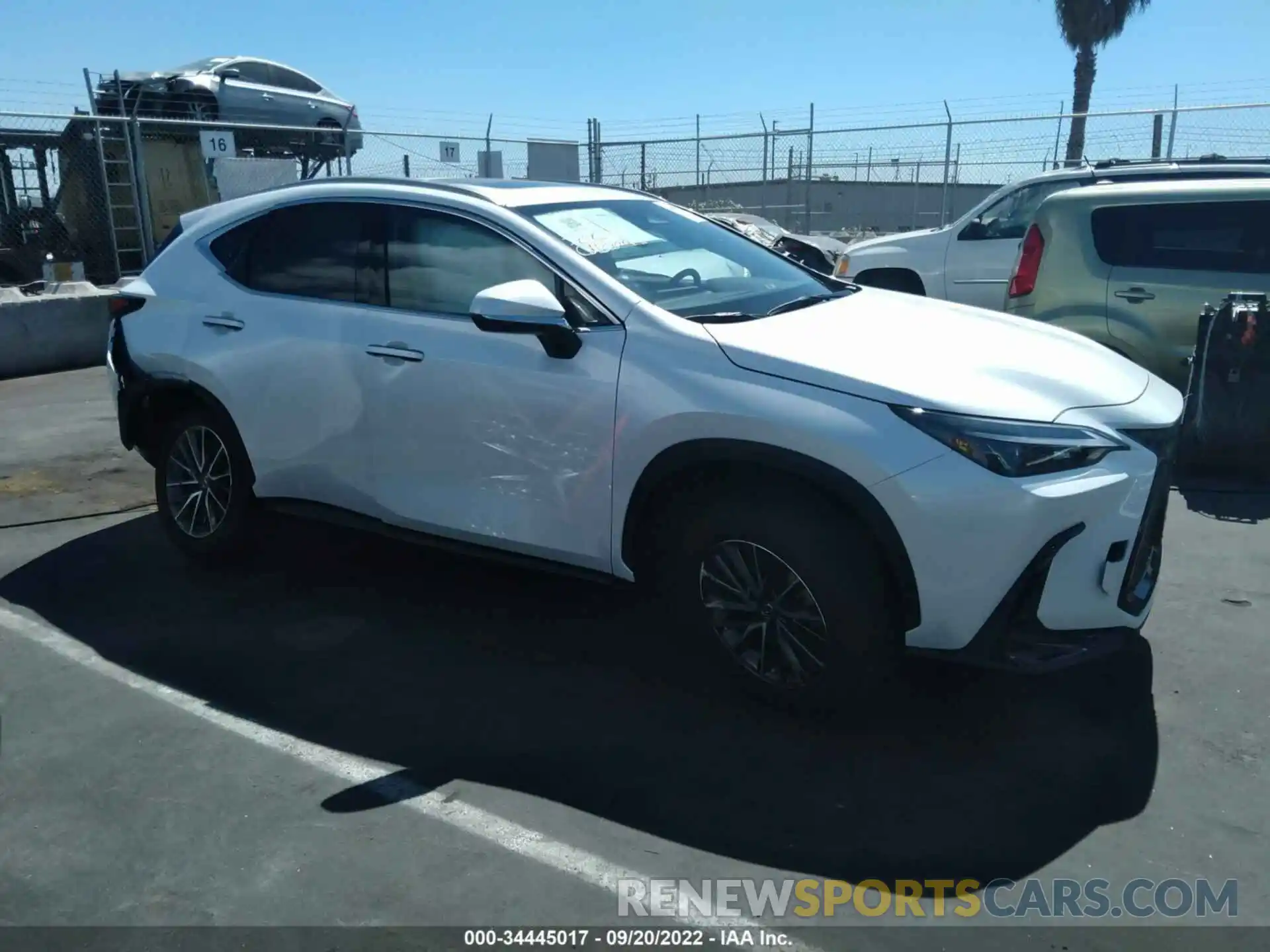 1 Photograph of a damaged car JTJGKCEZXN5001889 LEXUS NX 2022