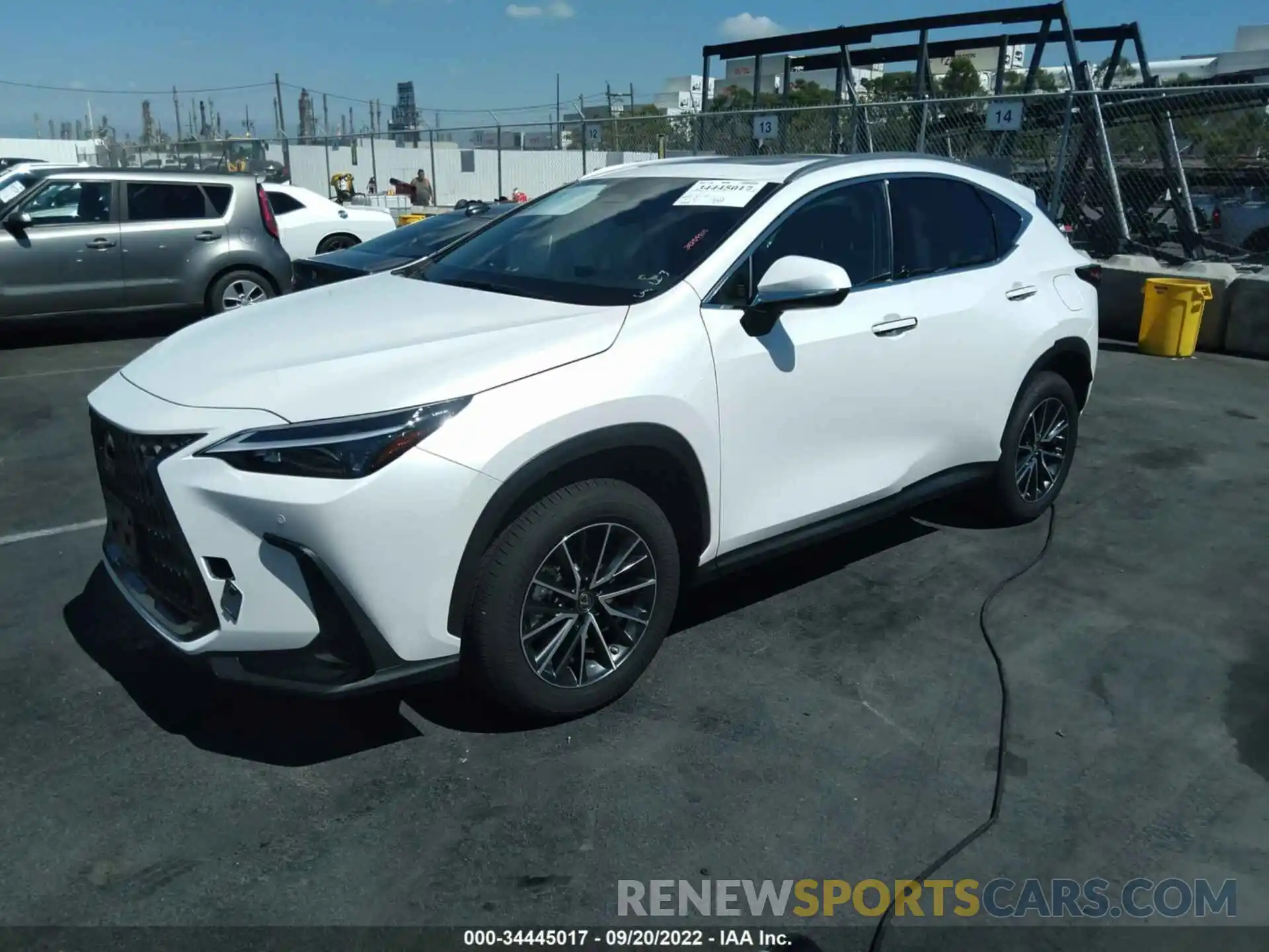 2 Photograph of a damaged car JTJGKCEZXN5001889 LEXUS NX 2022