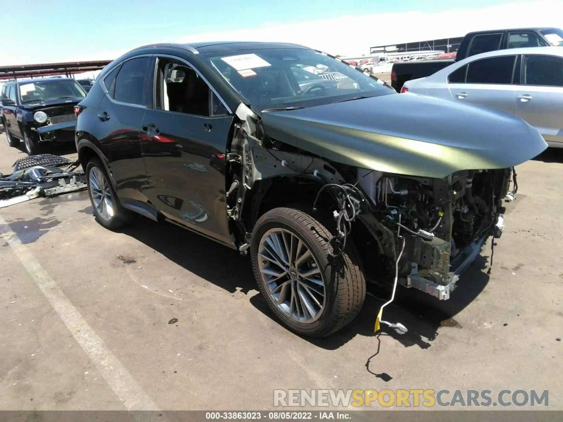 1 Photograph of a damaged car JTJHGCEZ1N2005370 LEXUS NX 2022