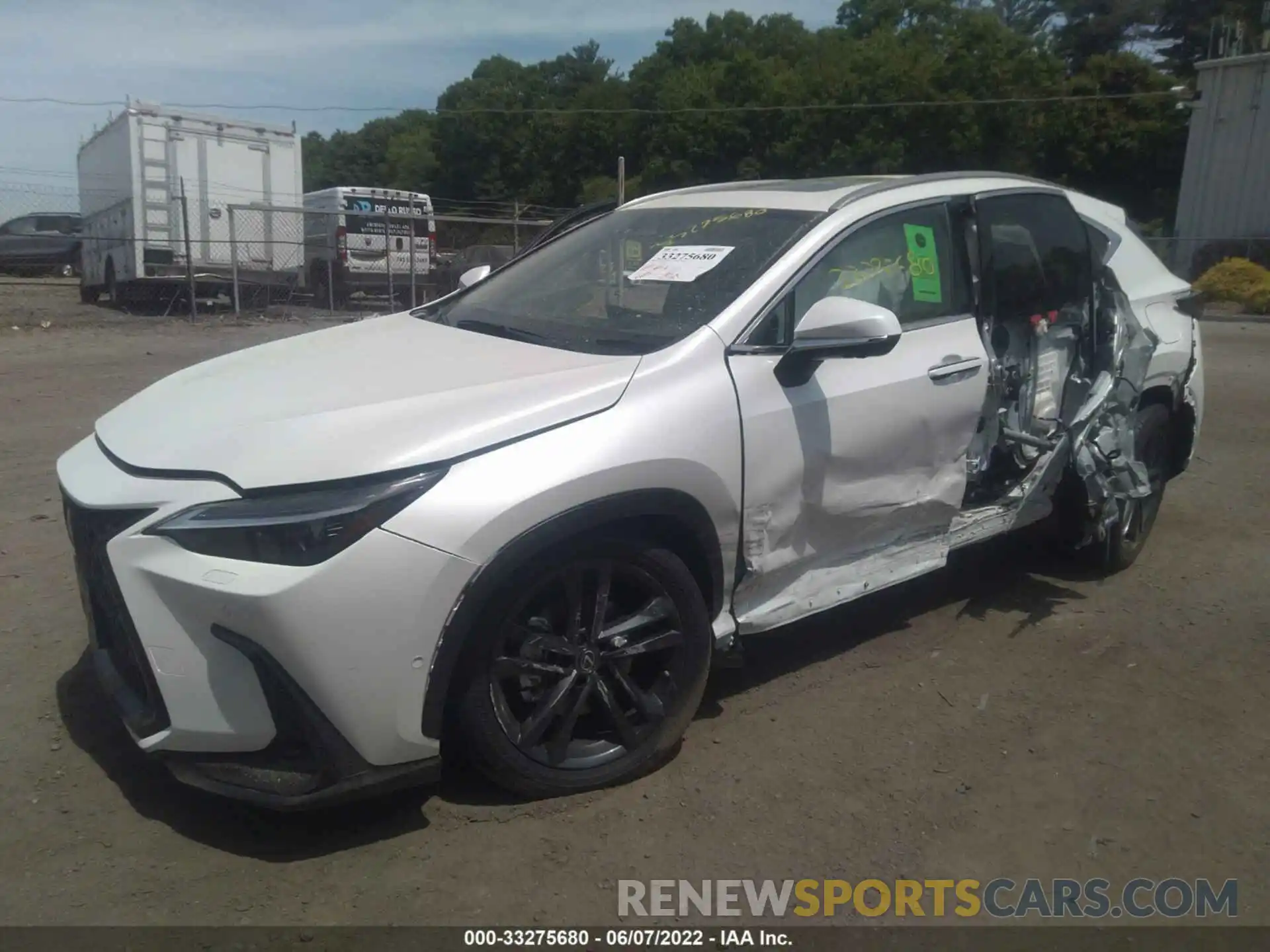 2 Photograph of a damaged car JTJHKCFZ3N2002869 LEXUS NX 2022