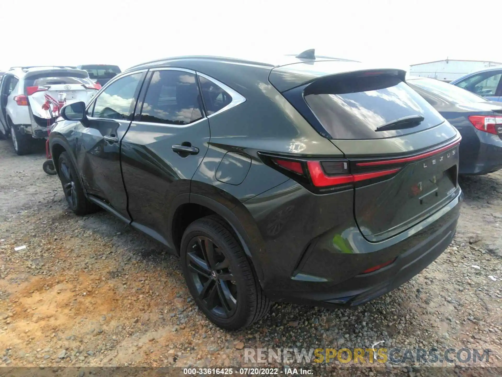 3 Photograph of a damaged car JTJHKCFZ6N2000470 LEXUS NX 2022