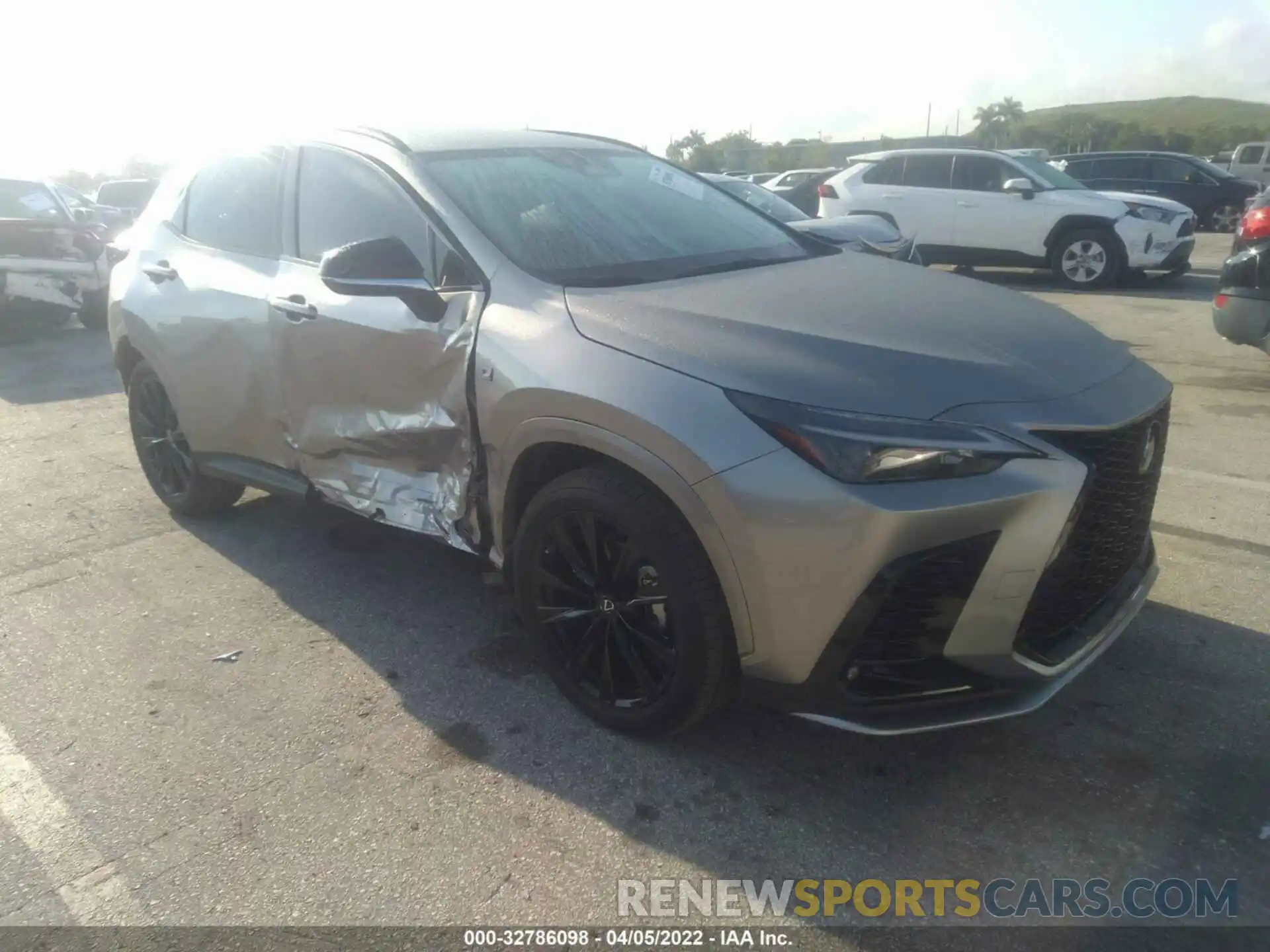 1 Photograph of a damaged car JTJKGCEZ6N2001790 LEXUS NX 2022