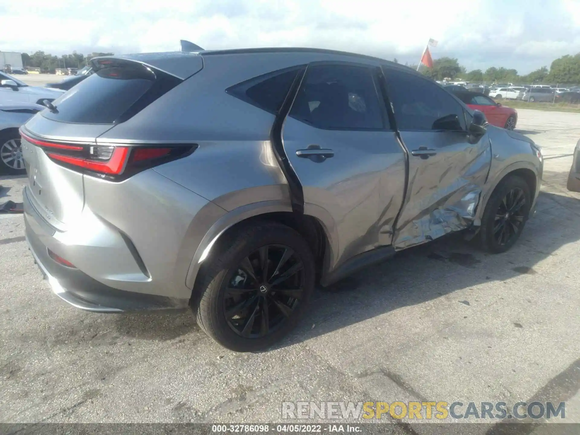 4 Фотография поврежденного автомобиля JTJKGCEZ6N2001790 LEXUS NX 2022