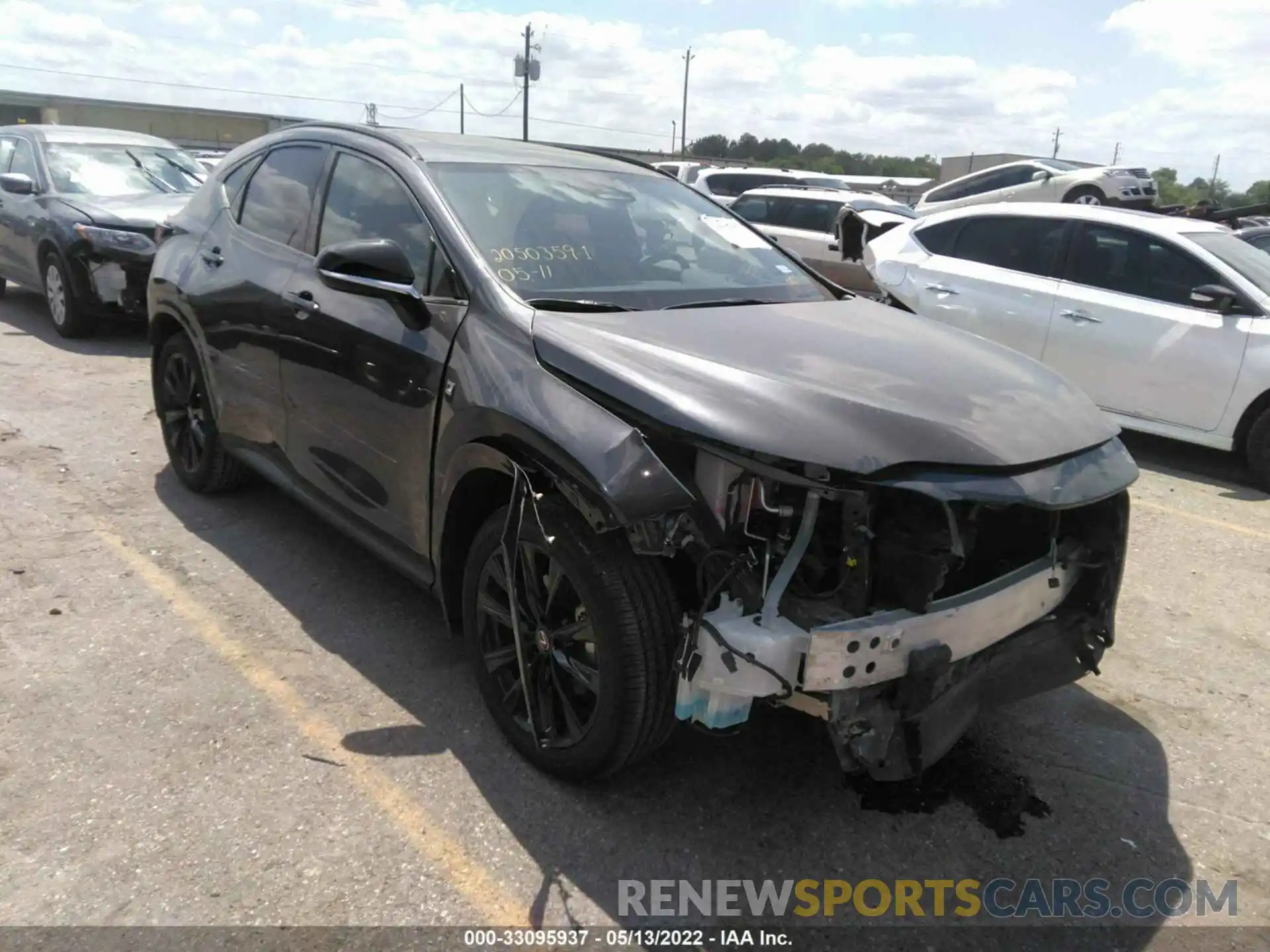 1 Photograph of a damaged car JTJKGCEZ8N5001904 LEXUS NX 2022