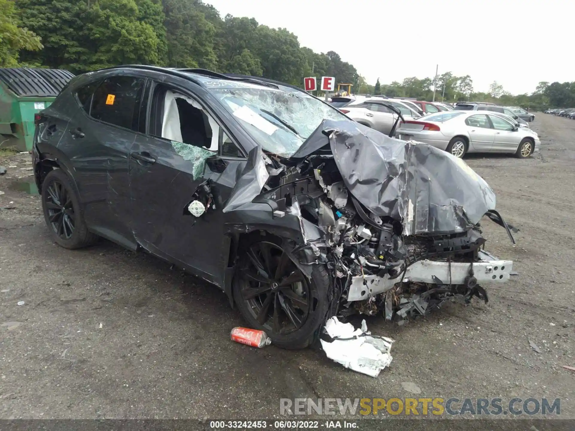 1 Photograph of a damaged car JTJKKCFZ0N2000759 LEXUS NX 2022