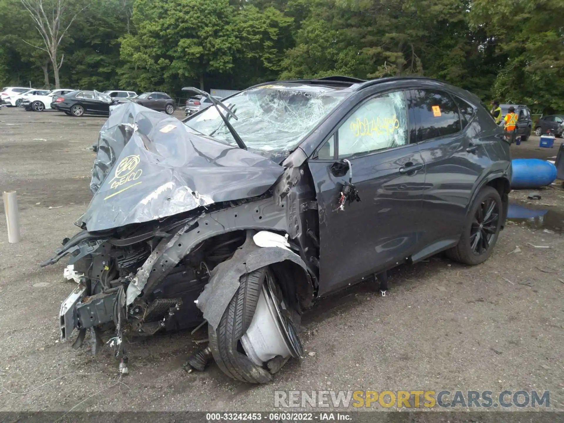 2 Photograph of a damaged car JTJKKCFZ0N2000759 LEXUS NX 2022