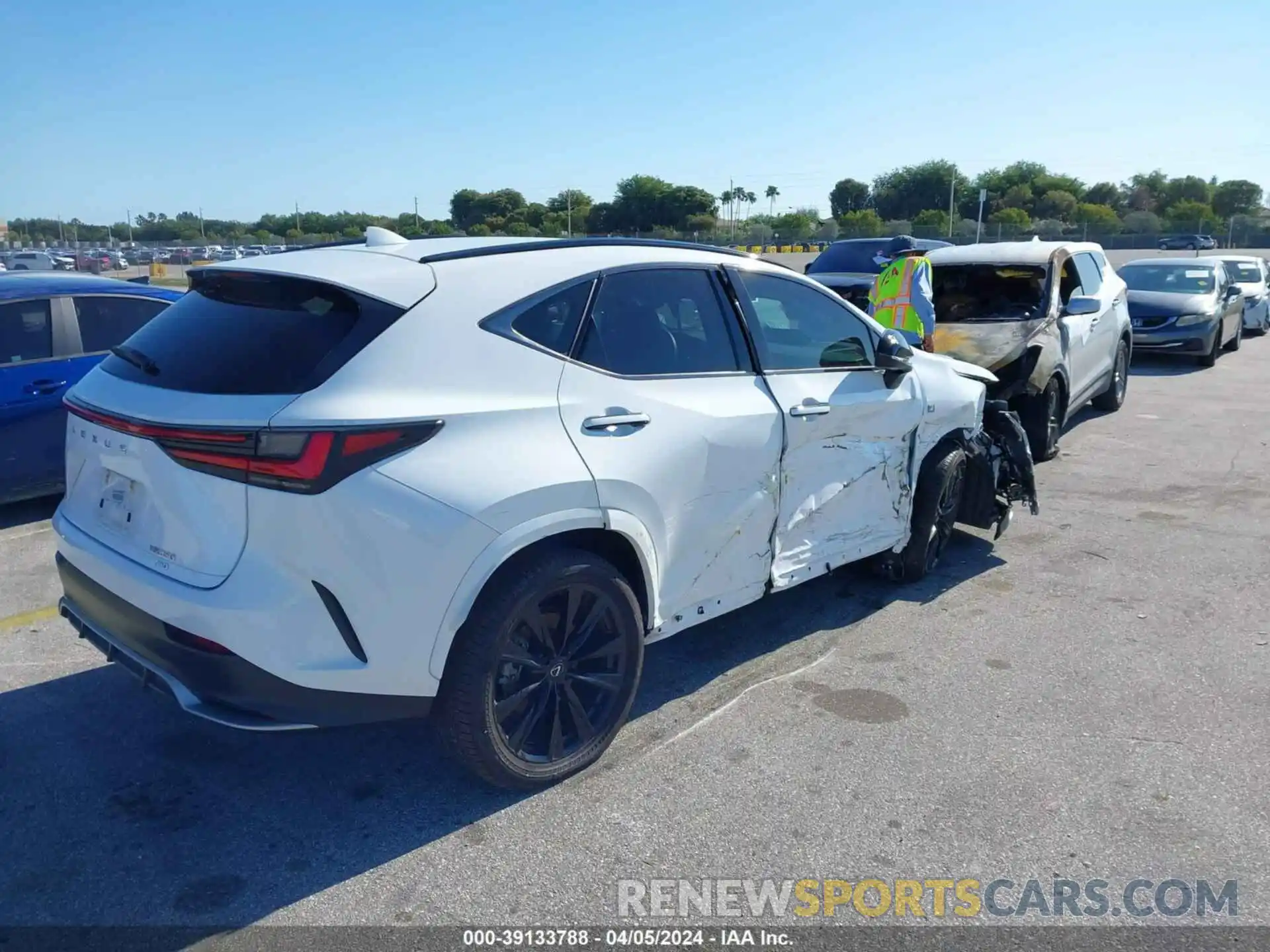 4 Photograph of a damaged car 2T2KGCEZ3RC038379 LEXUS NX 2024