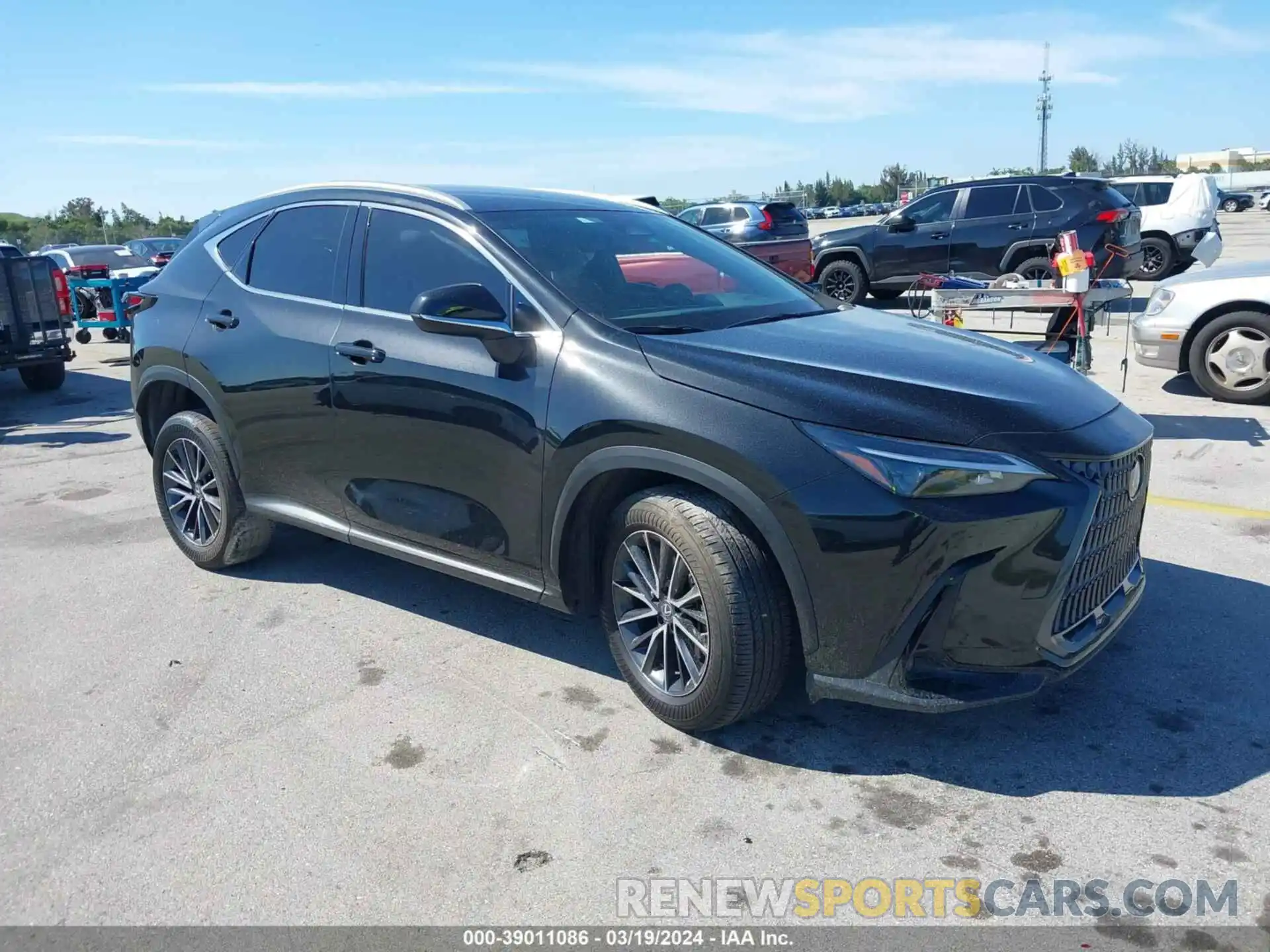 1 Photograph of a damaged car 2T2ADCAZ7NC001775 LEXUS NX 250 2022