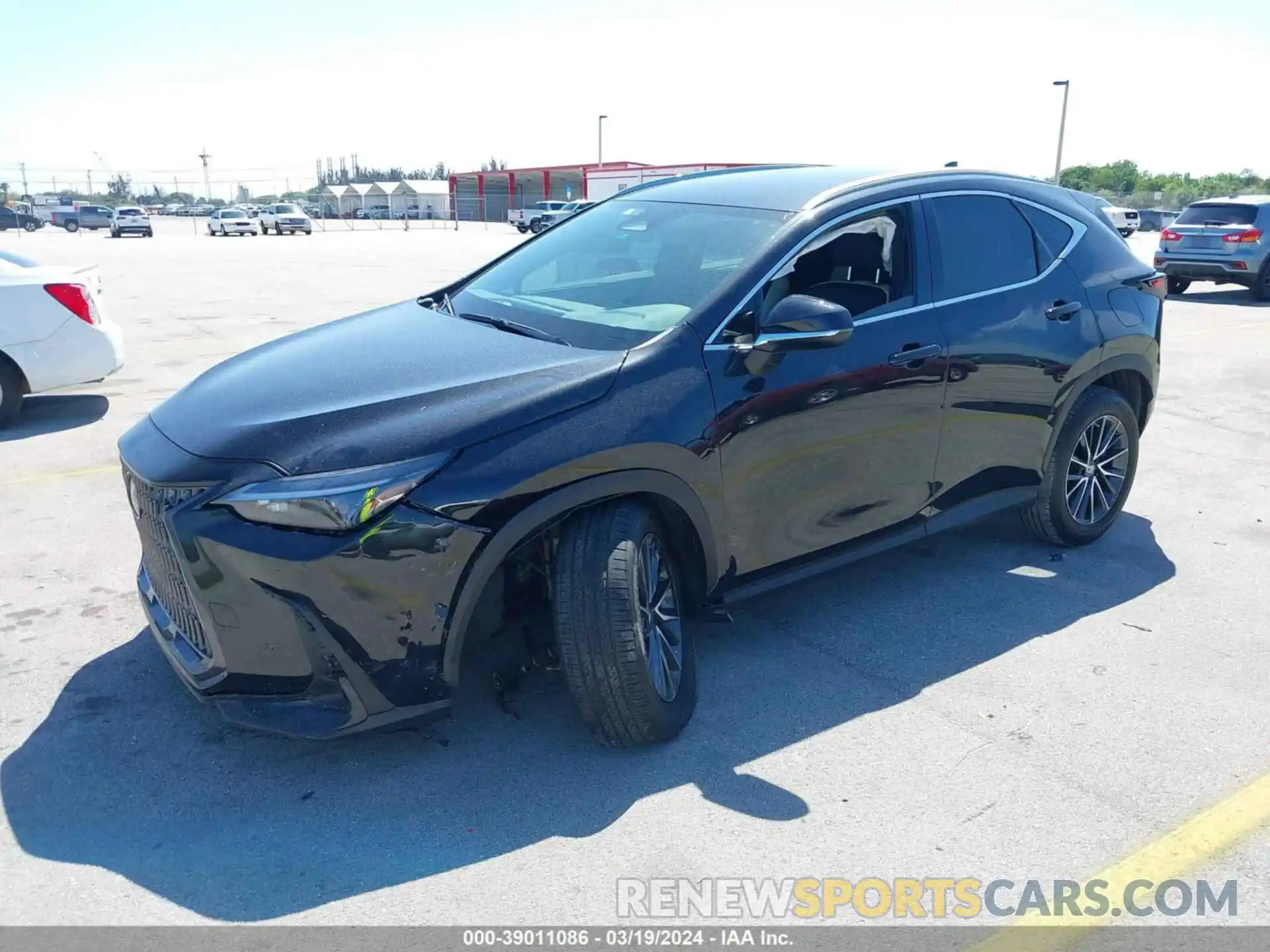 2 Photograph of a damaged car 2T2ADCAZ7NC001775 LEXUS NX 250 2022