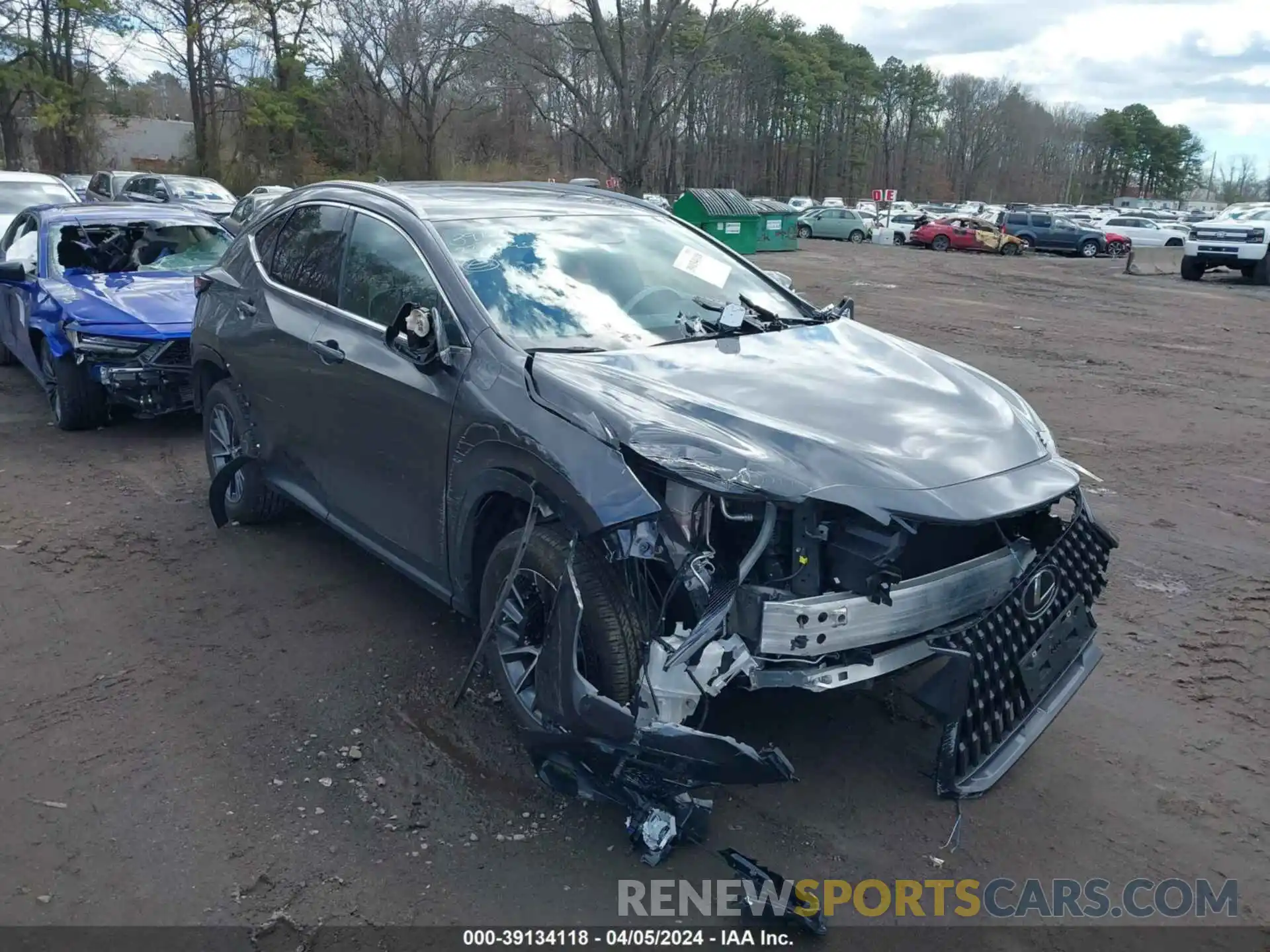 1 Photograph of a damaged car 2T2ADCAZXNC002130 LEXUS NX 250 2022