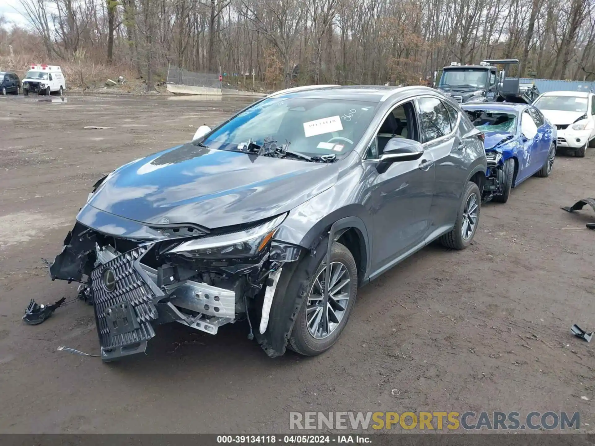 2 Photograph of a damaged car 2T2ADCAZXNC002130 LEXUS NX 250 2022