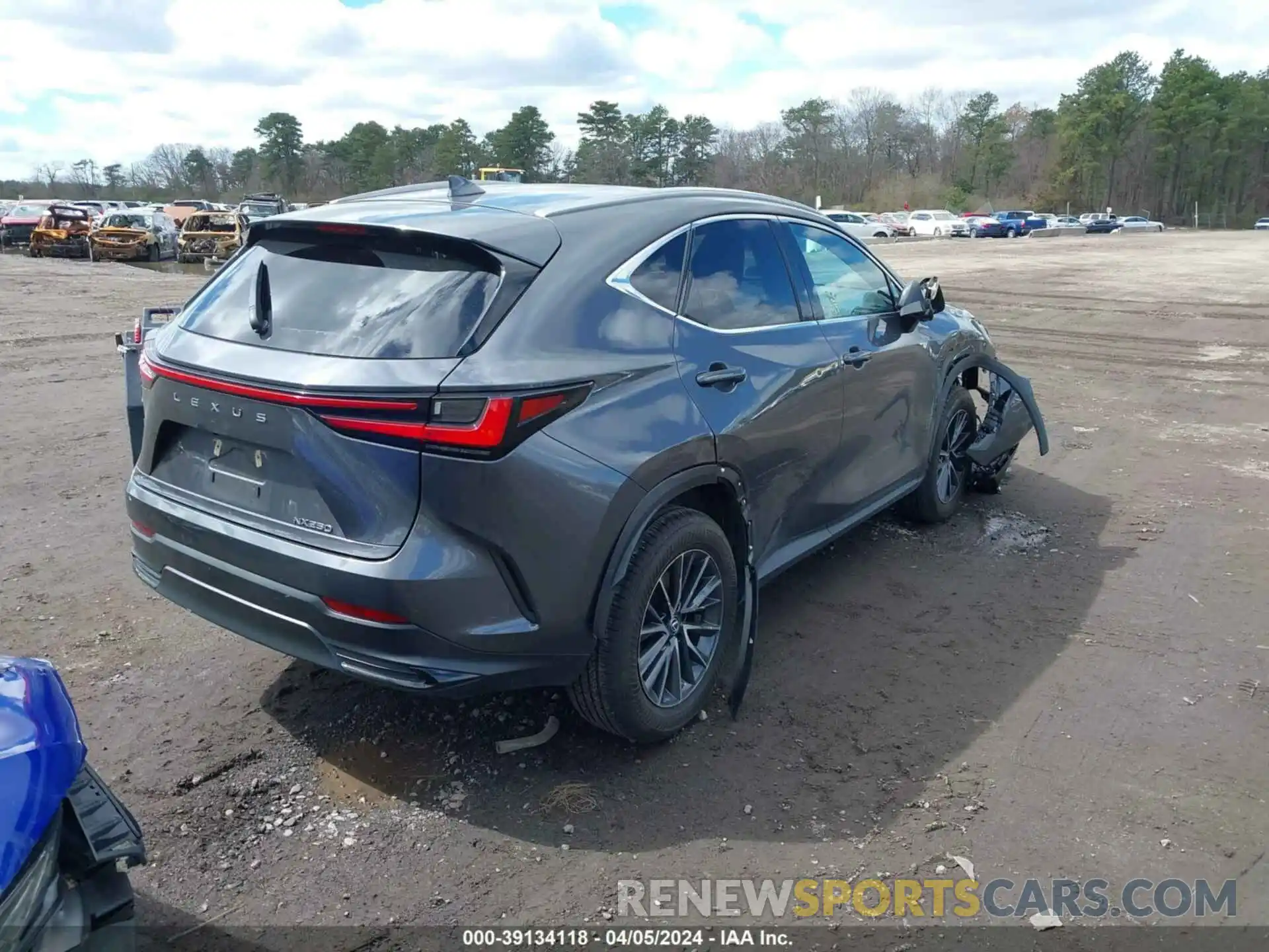 4 Фотография поврежденного автомобиля 2T2ADCAZXNC002130 LEXUS NX 250 2022