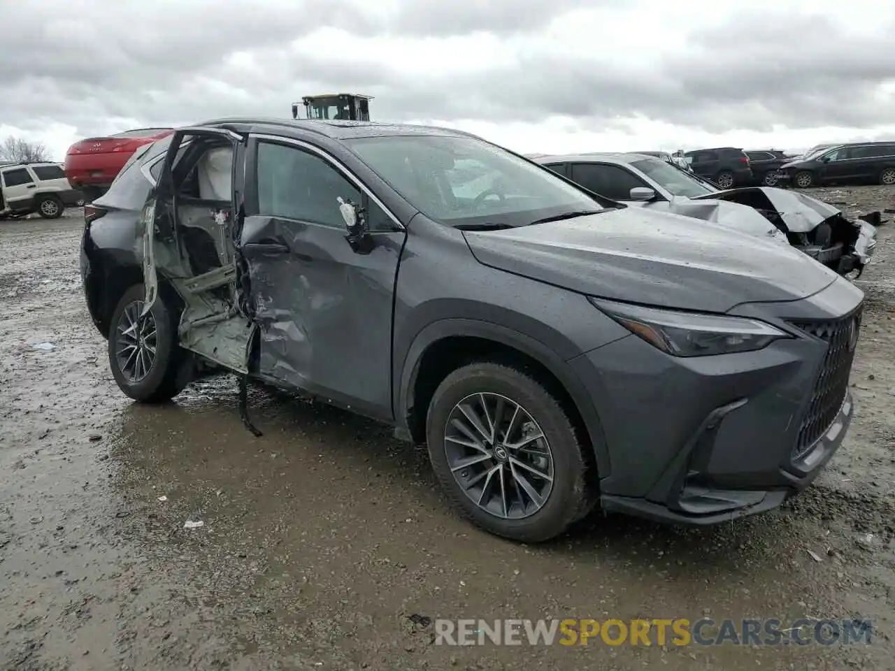 4 Фотография поврежденного автомобиля 2T2GDCAZ2NC001872 LEXUS NX 250 2022