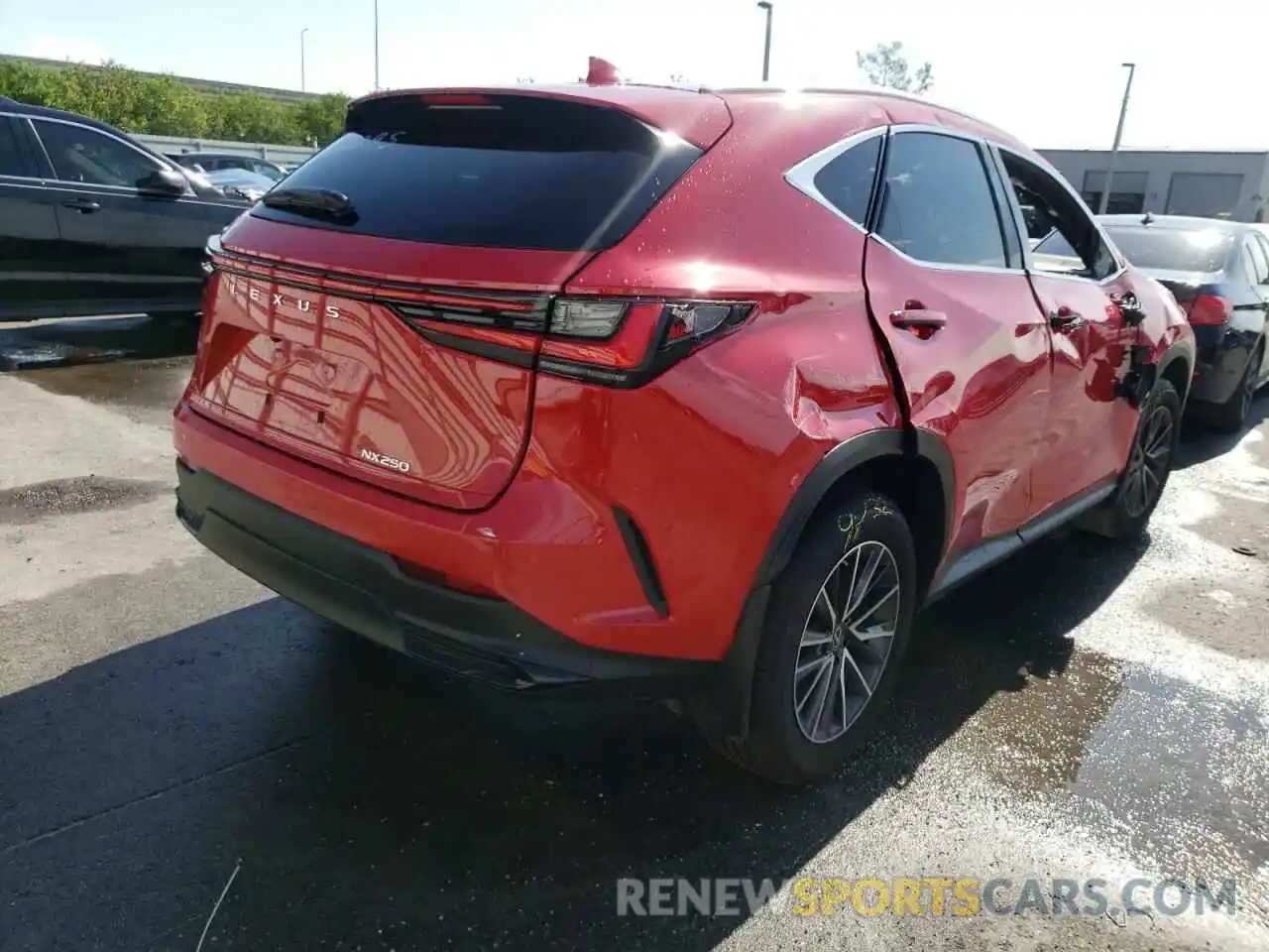 4 Photograph of a damaged car JTJADCAZ9N2002295 LEXUS NX 250 2022