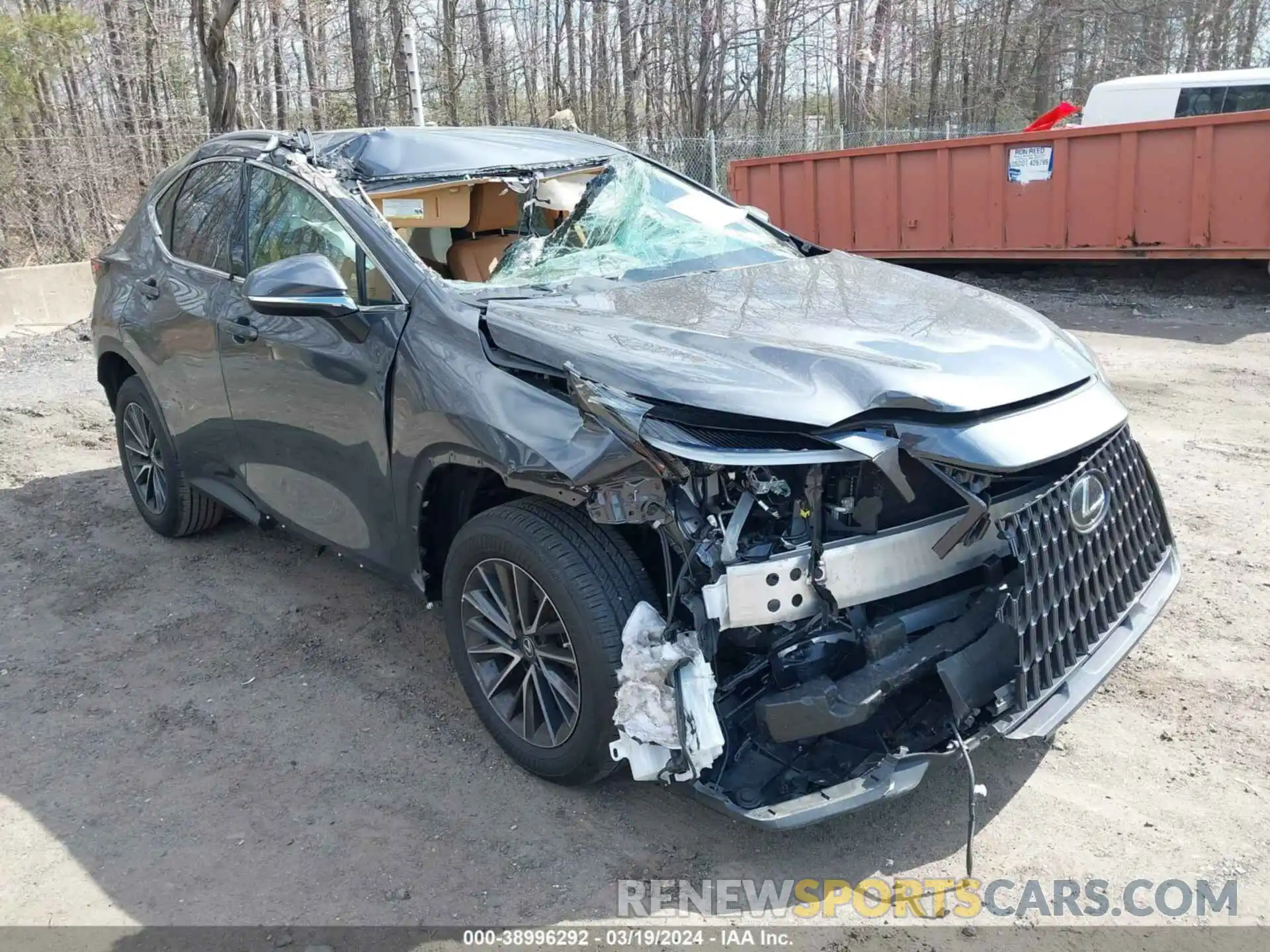 1 Photograph of a damaged car 2T2GDCAZ2PC003978 LEXUS NX 250 2023