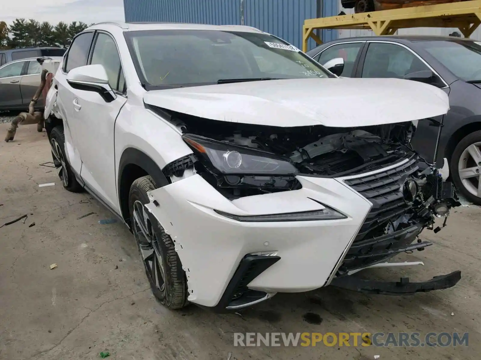 1 Photograph of a damaged car JTJBARBZ0K2179621 LEXUS NX 300 2019