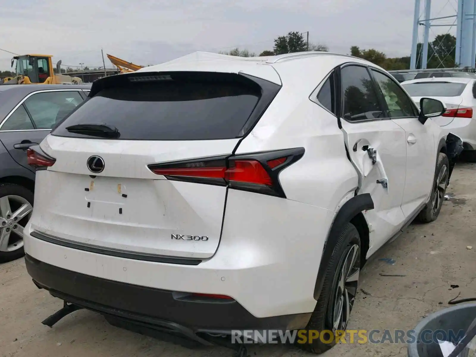 4 Photograph of a damaged car JTJBARBZ0K2179621 LEXUS NX 300 2019