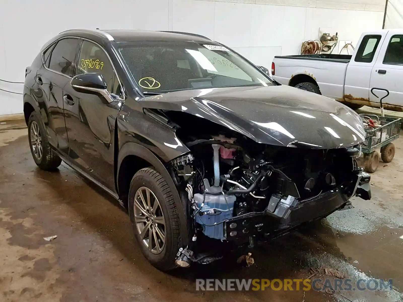 1 Photograph of a damaged car JTJBARBZ0K2209362 LEXUS NX 300 2019