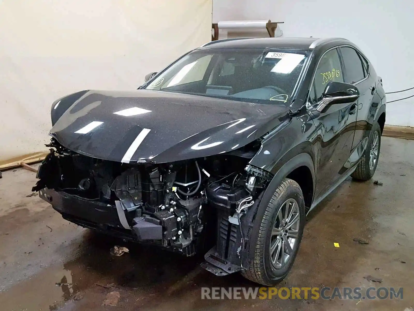 2 Фотография поврежденного автомобиля JTJBARBZ0K2209362 LEXUS NX 300 2019