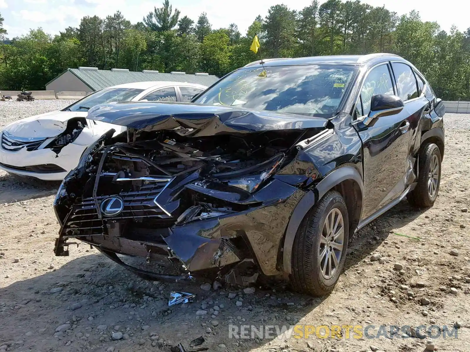 2 Photograph of a damaged car JTJBARBZ1K2182639 LEXUS NX 300 2019