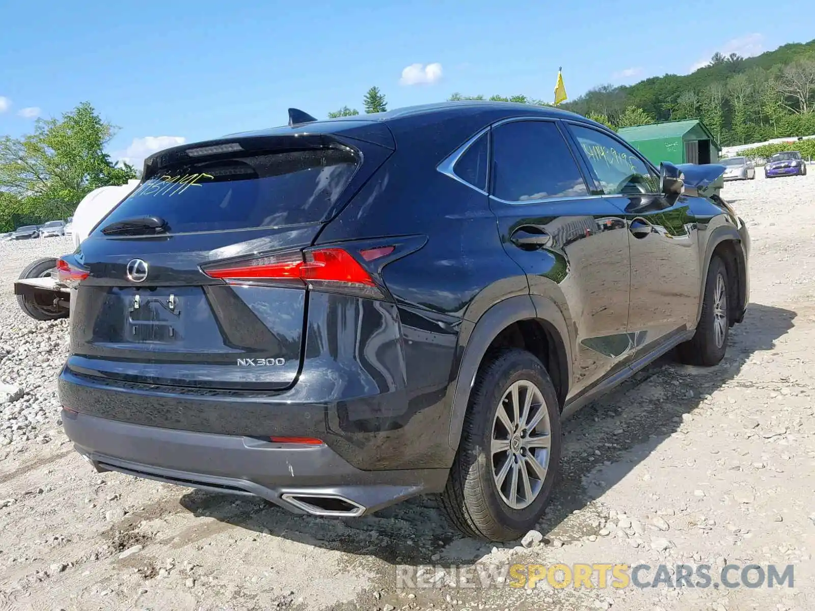 4 Фотография поврежденного автомобиля JTJBARBZ1K2182639 LEXUS NX 300 2019