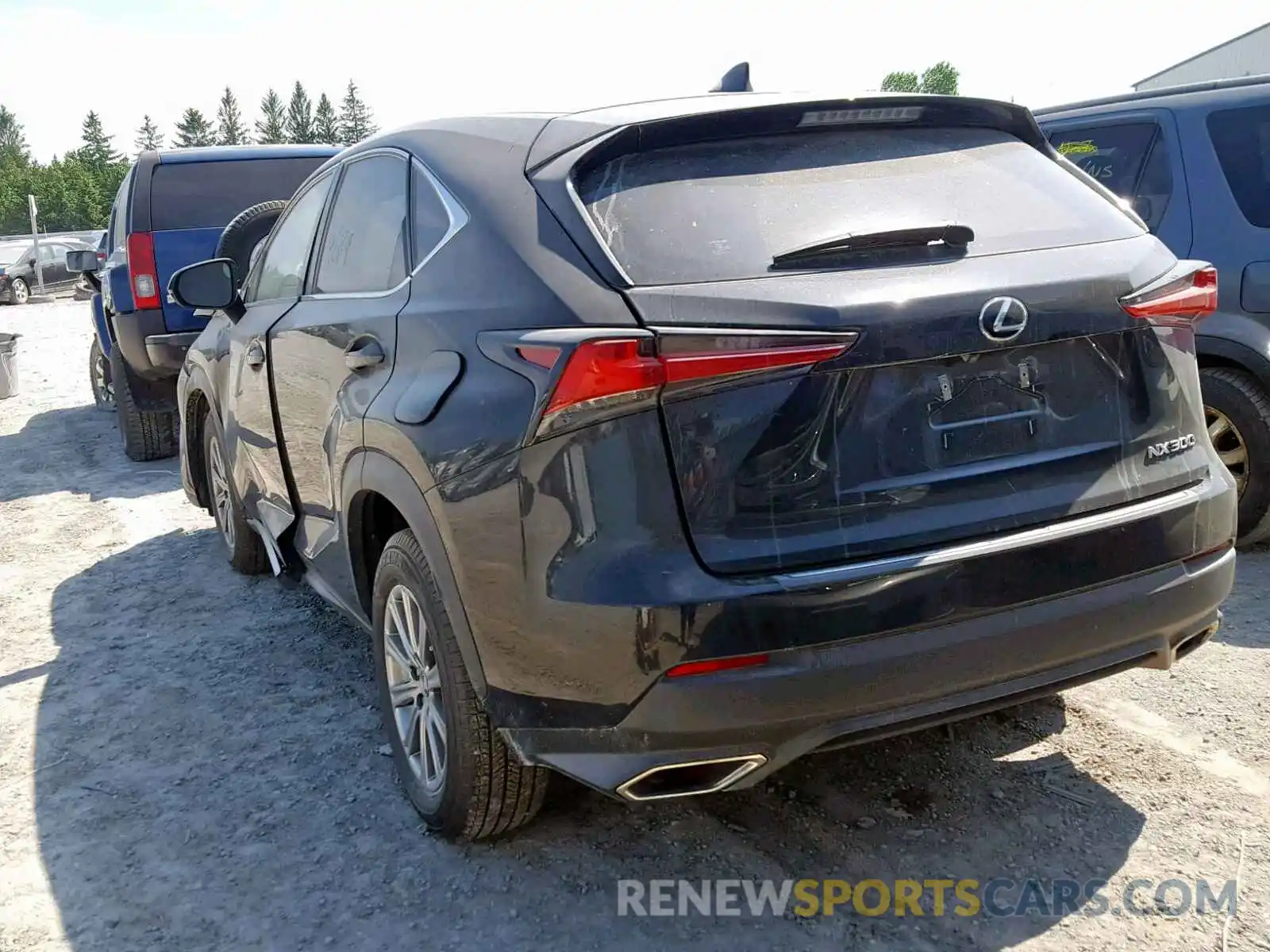 3 Photograph of a damaged car JTJBARBZ1K2208561 LEXUS NX 300 2019