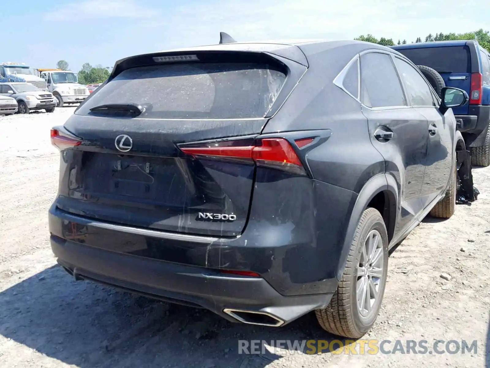 4 Фотография поврежденного автомобиля JTJBARBZ1K2208561 LEXUS NX 300 2019