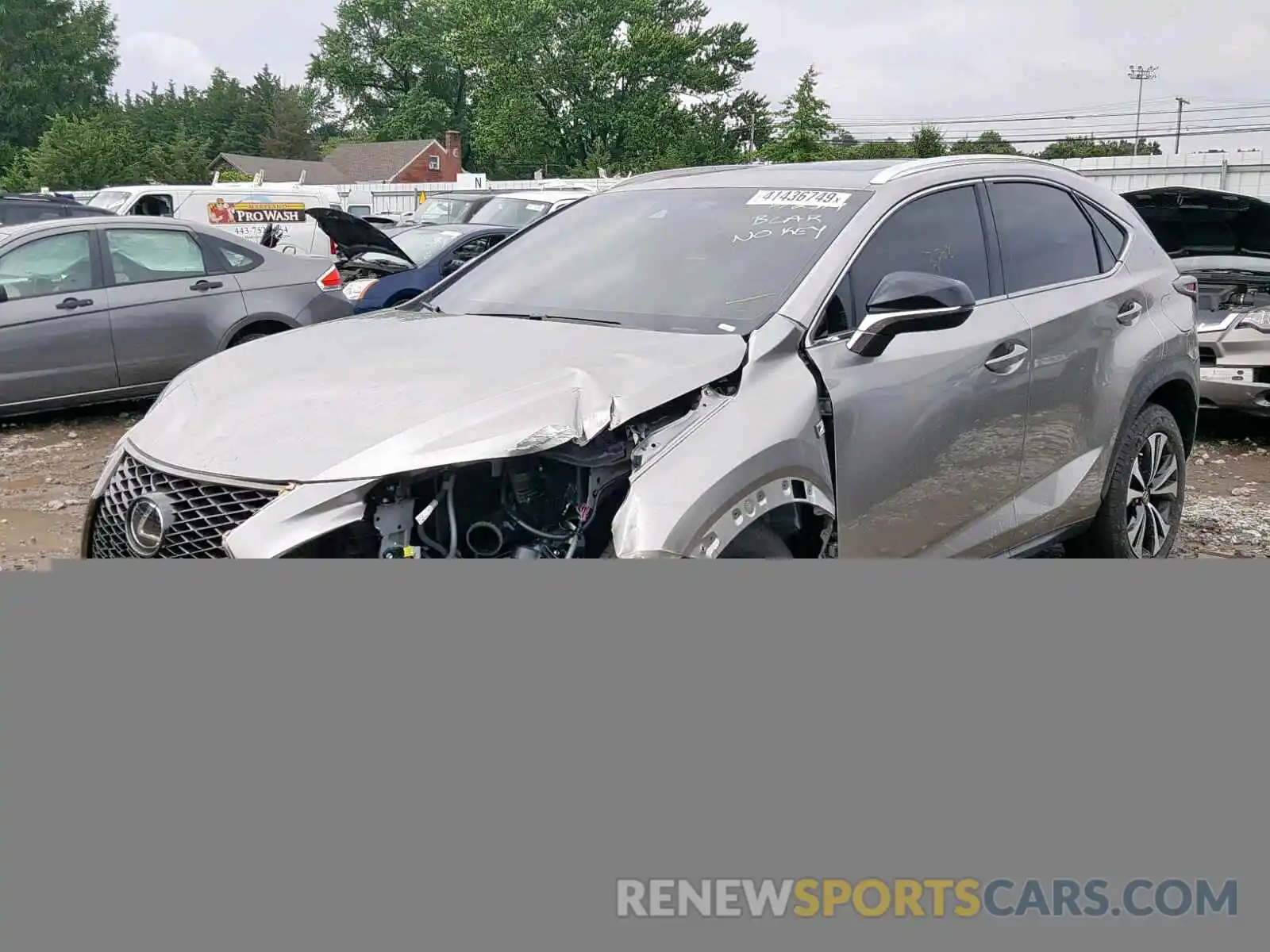 2 Photograph of a damaged car JTJBARBZ2K2191107 LEXUS NX 300 2019