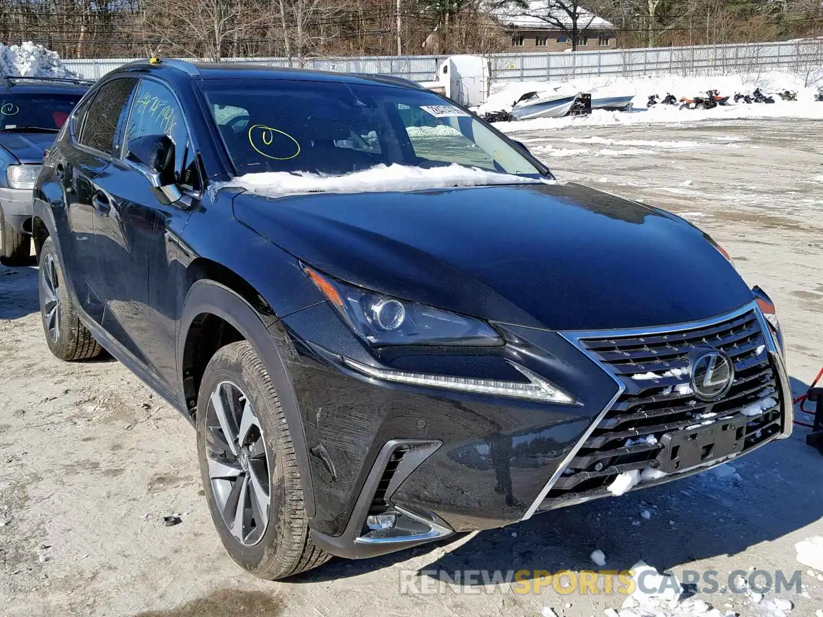 1 Photograph of a damaged car JTJBARBZ3K2182724 LEXUS NX 300 2019