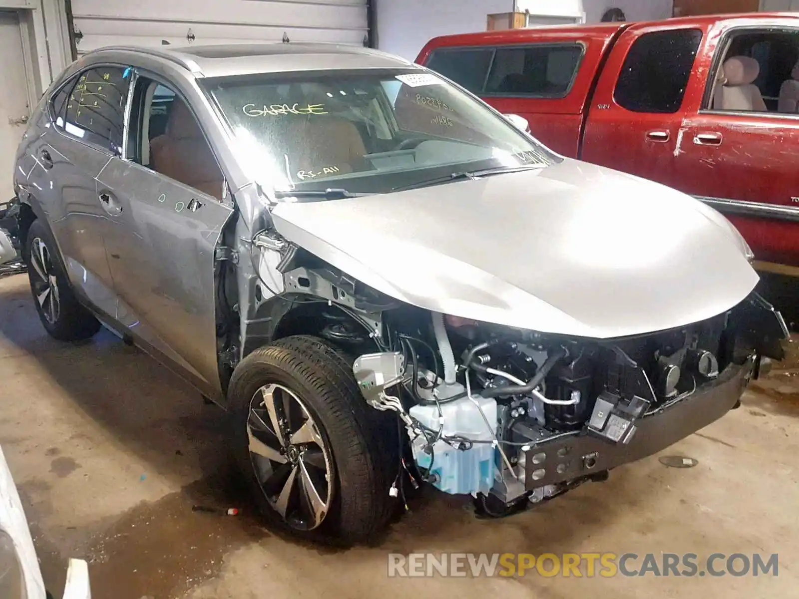 1 Photograph of a damaged car JTJBARBZ5K2194101 LEXUS NX 300 2019