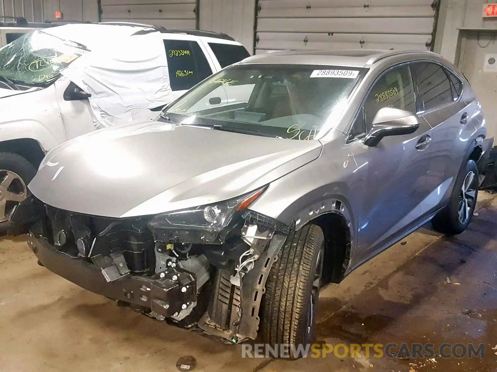 2 Photograph of a damaged car JTJBARBZ5K2194101 LEXUS NX 300 2019