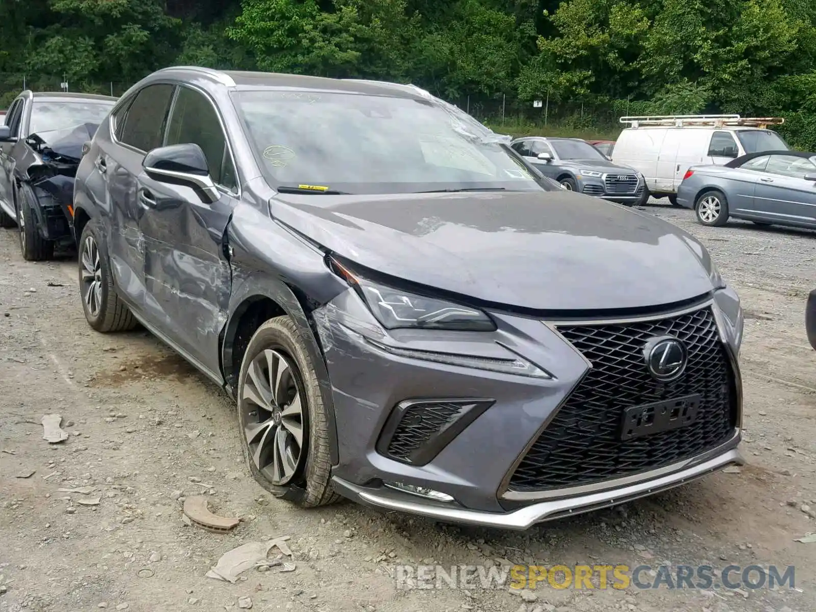 1 Photograph of a damaged car JTJBARBZ6K2182538 LEXUS NX 300 2019