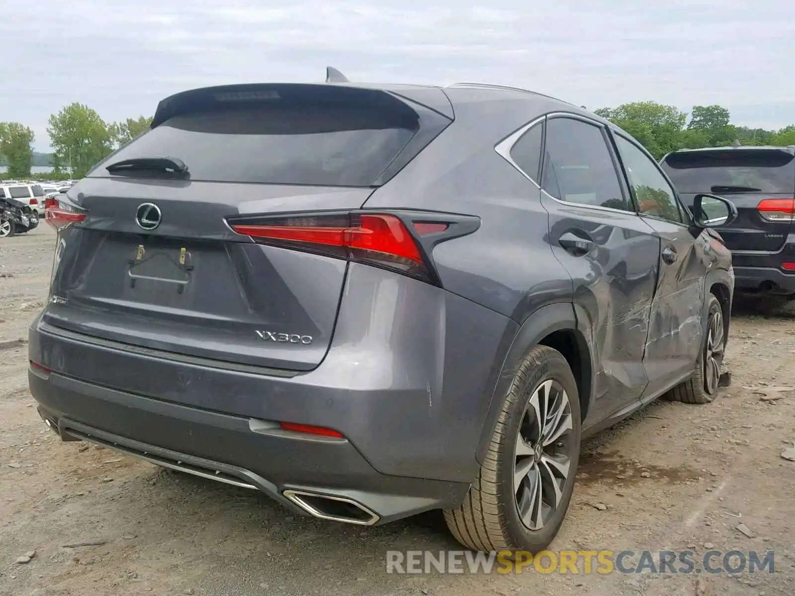 4 Фотография поврежденного автомобиля JTJBARBZ6K2182538 LEXUS NX 300 2019