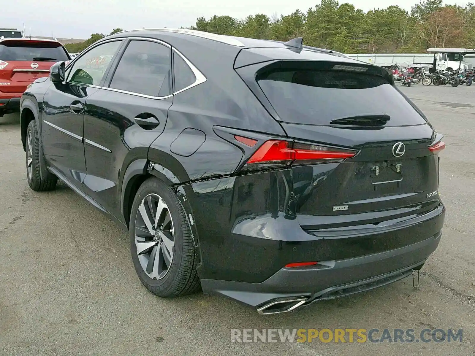 3 Photograph of a damaged car JTJBARBZ6K2202870 LEXUS NX 300 2019