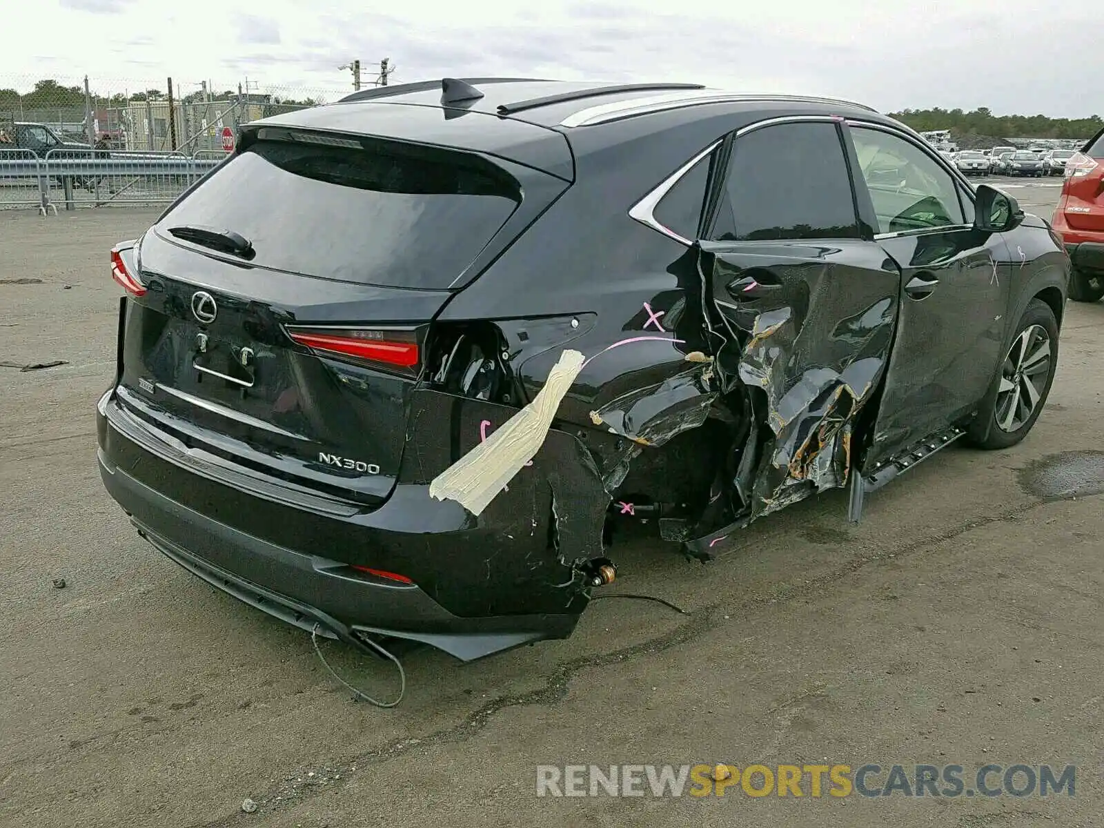4 Фотография поврежденного автомобиля JTJBARBZ6K2202870 LEXUS NX 300 2019