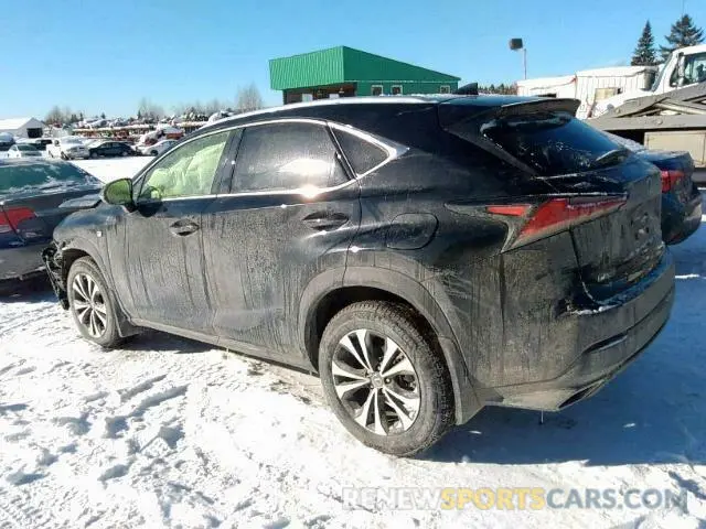 3 Фотография поврежденного автомобиля JTJBARBZ7K2184590 LEXUS NX 300 2019