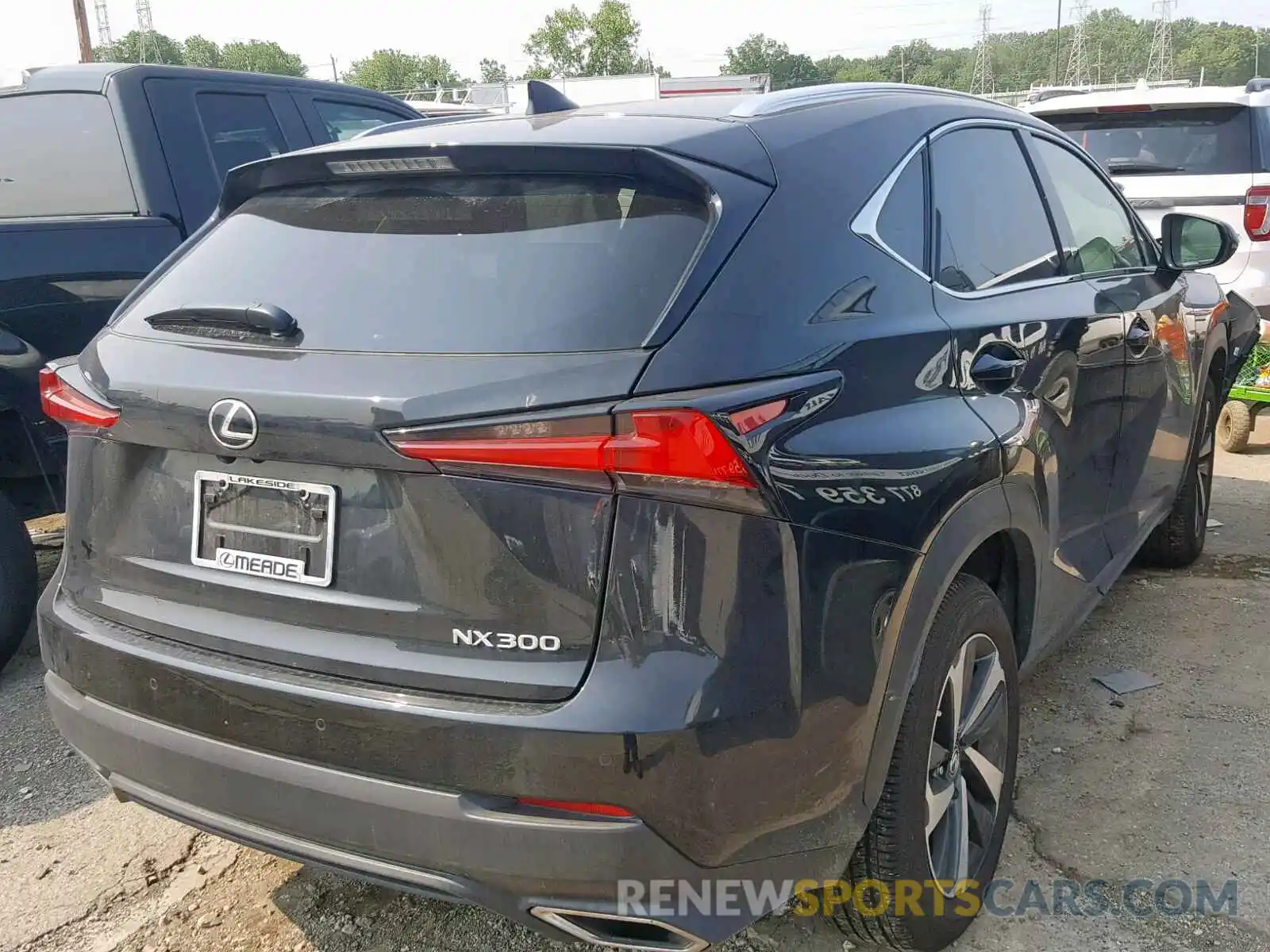 4 Photograph of a damaged car JTJBARBZ7K2189126 LEXUS NX 300 2019