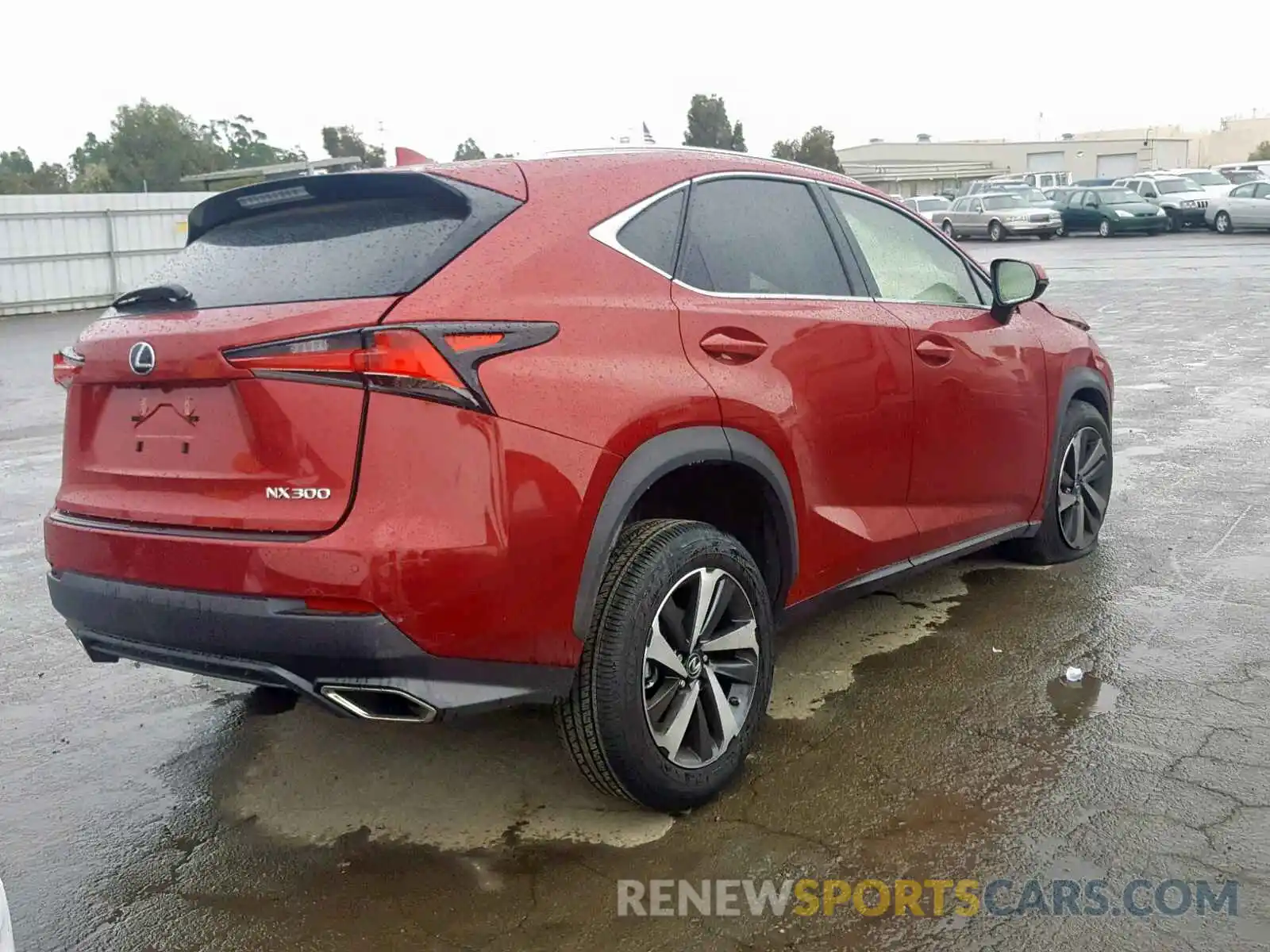 4 Фотография поврежденного автомобиля JTJBARBZ8K2209884 LEXUS NX 300 2019