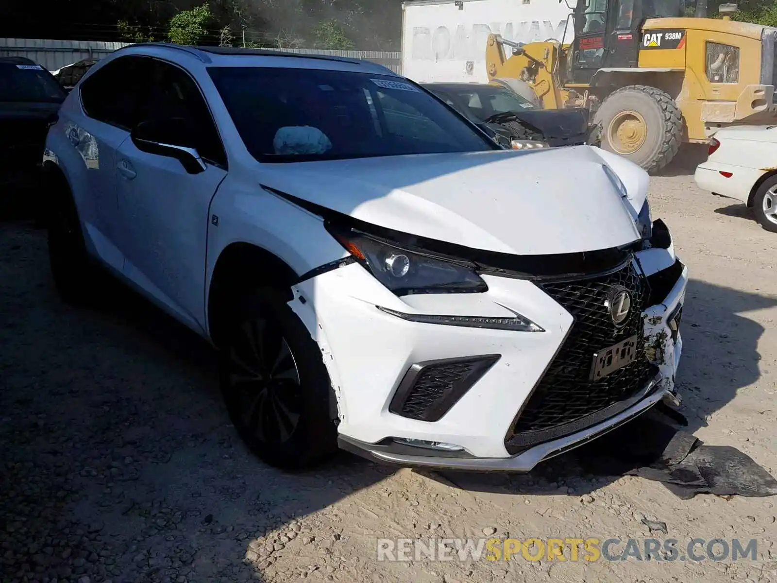 1 Photograph of a damaged car JTJBARBZ9K2183232 LEXUS NX 300 2019