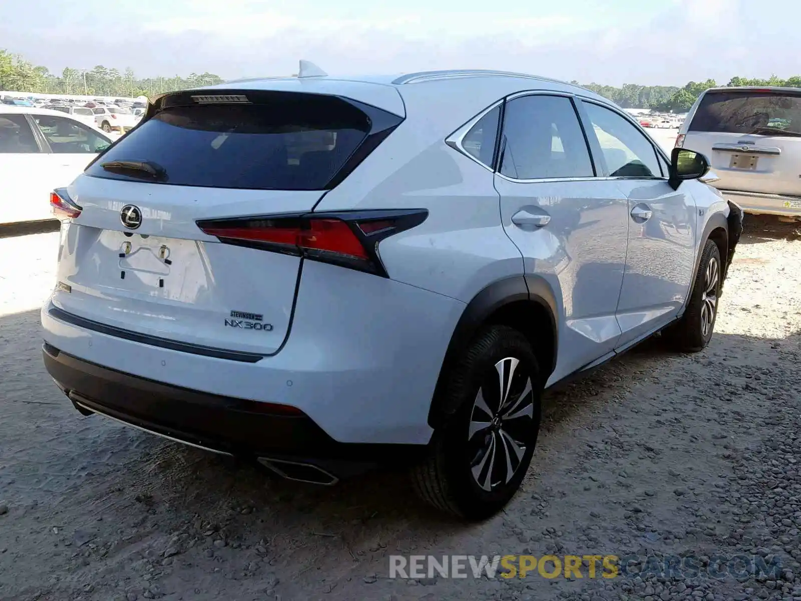 4 Фотография поврежденного автомобиля JTJBARBZ9K2183232 LEXUS NX 300 2019