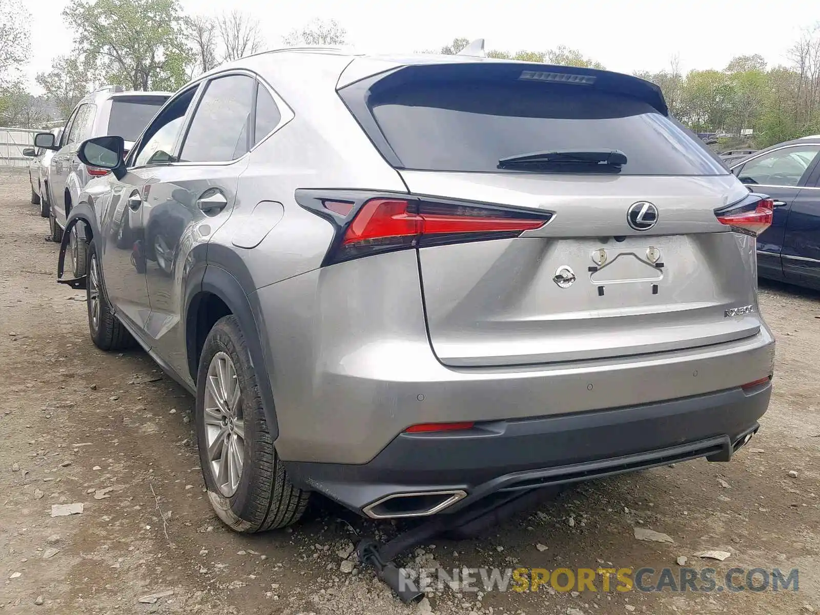 3 Фотография поврежденного автомобиля JTJBARBZ9K2204578 LEXUS NX 300 2019