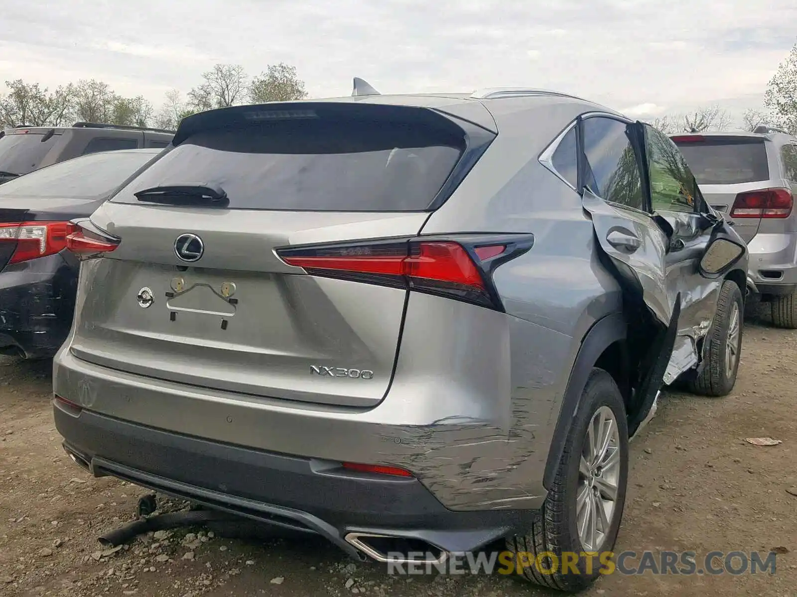 4 Фотография поврежденного автомобиля JTJBARBZ9K2204578 LEXUS NX 300 2019